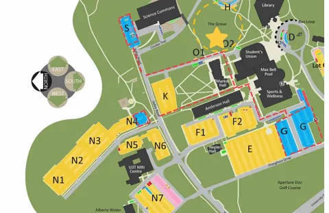 Parking map