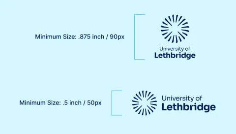 University of Lethbridge Logo Sizes
