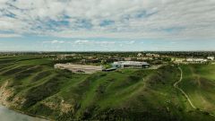 Campus Drone Shot