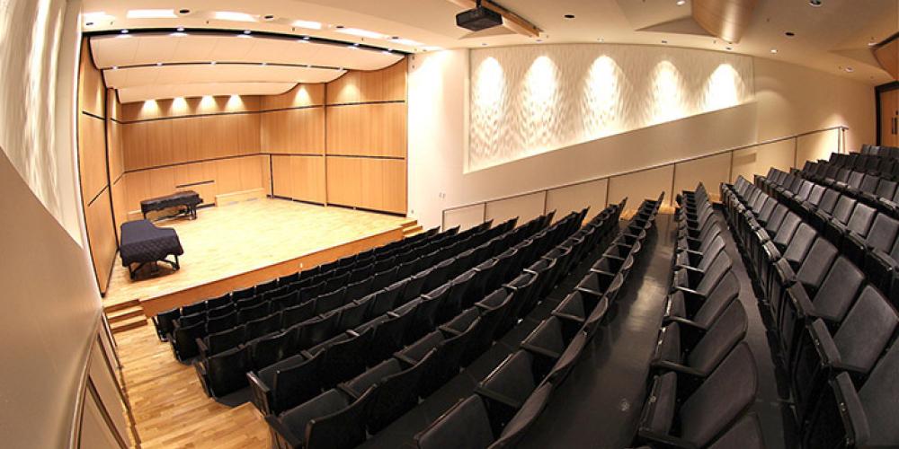 Image of recital hall and seating area