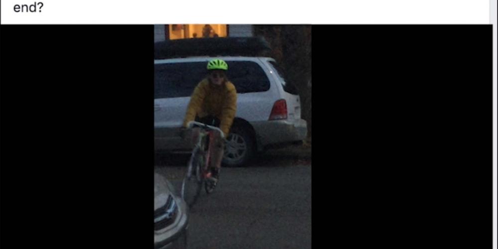 Amy McAllister, Suspicious Biker (2019)