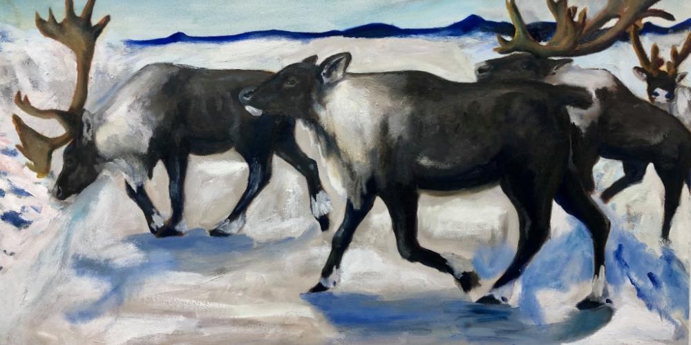 Sydney Andres, Caribou Crossing (2019)
