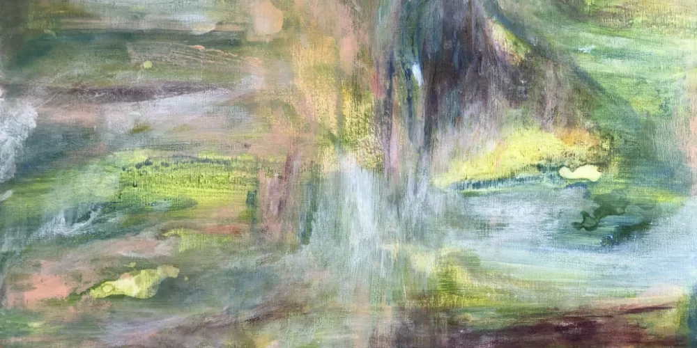 Eve Buk, Untitled - Green Composition (2020)