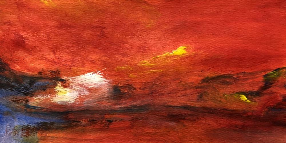 Eve Buk, Untitled - Red Composition (2020)