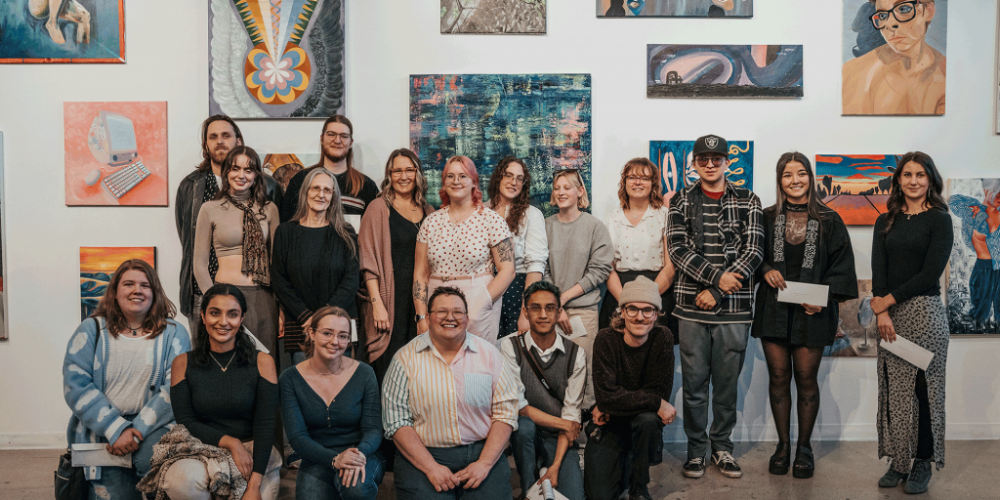 2023 Art Award Recipients in a group photo