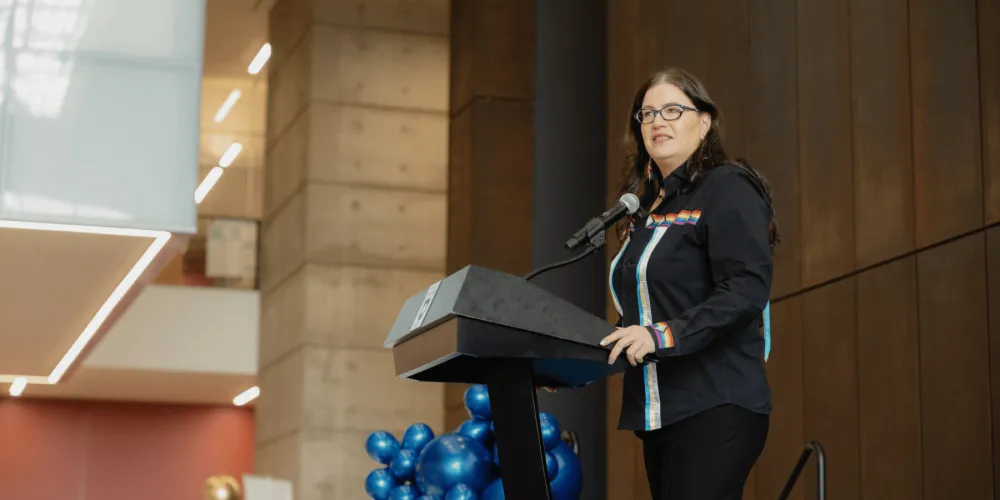 Keynote speaker Lori Campbell
