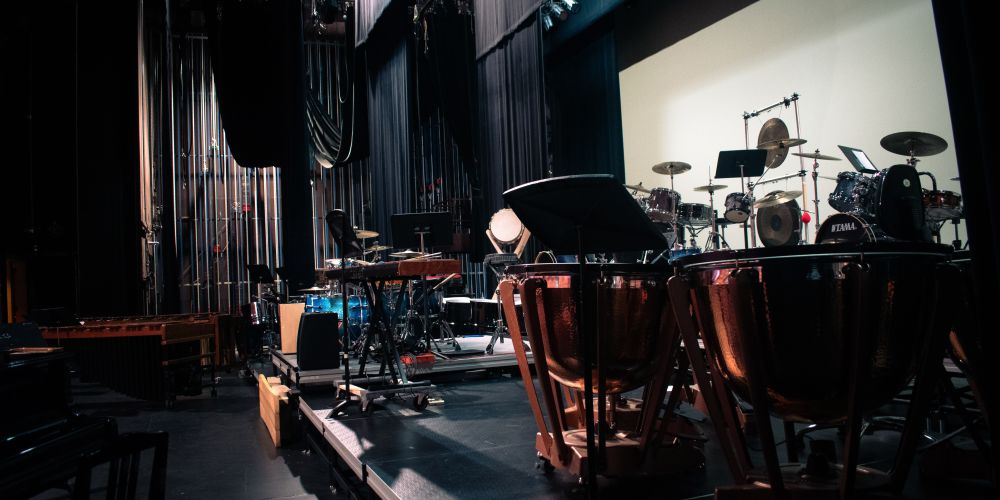 Backstage of theatre