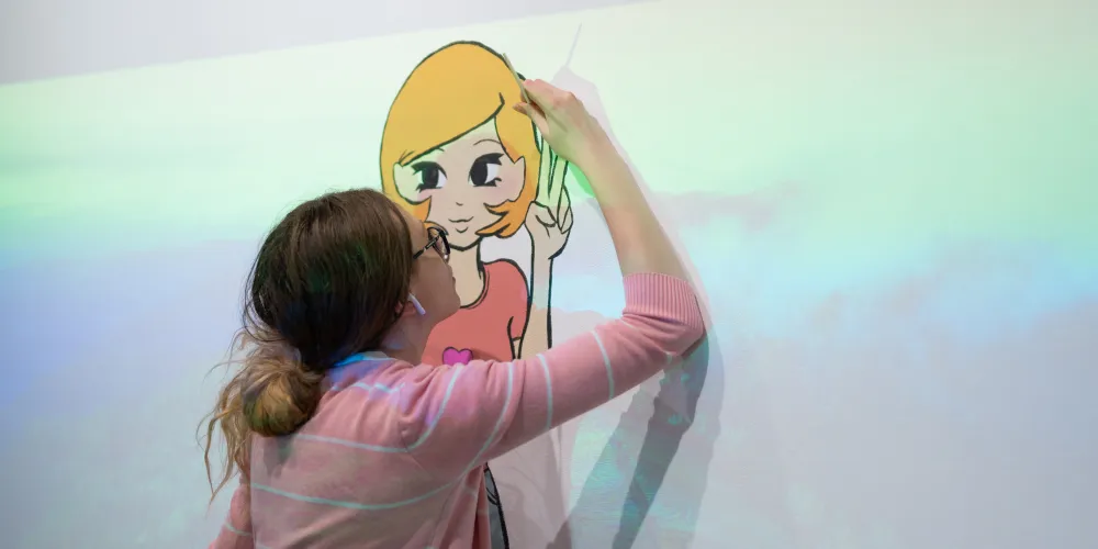 New Media student