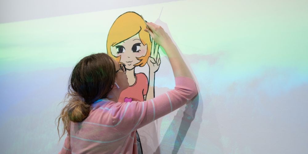 New Media student