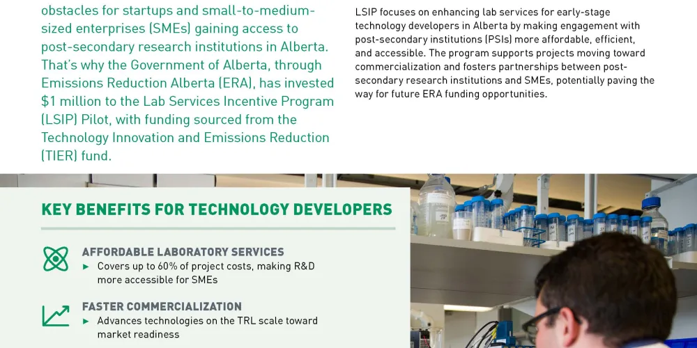 Information on LSIP from Government of Alberta