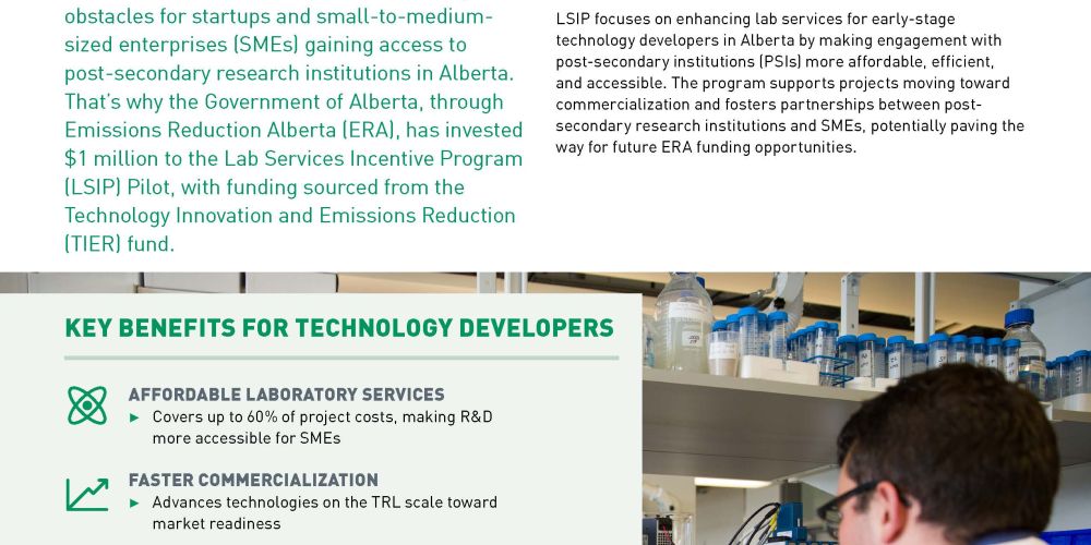 Information on LSIP from Government of Alberta