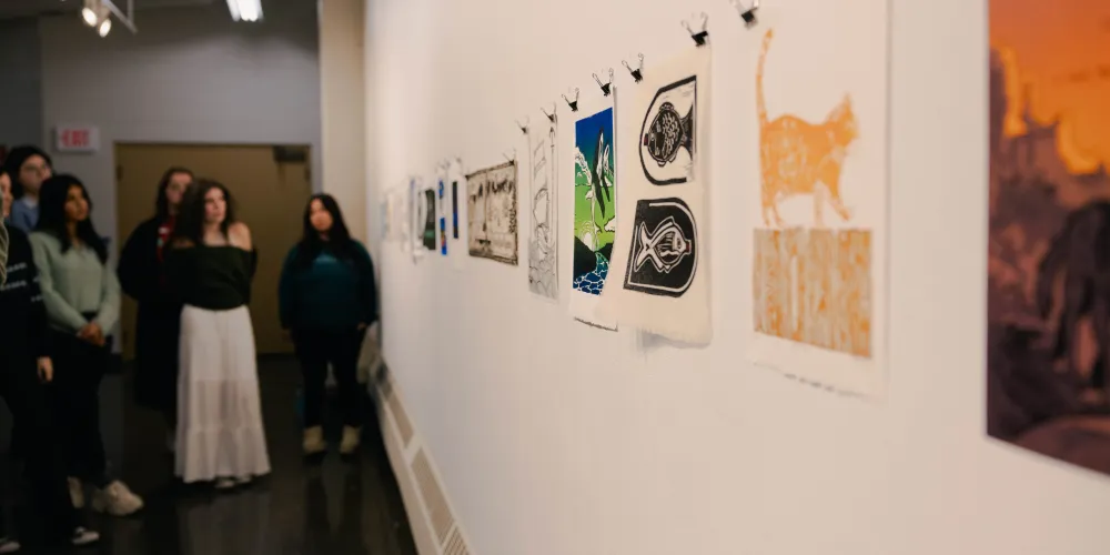 Art class presentation.