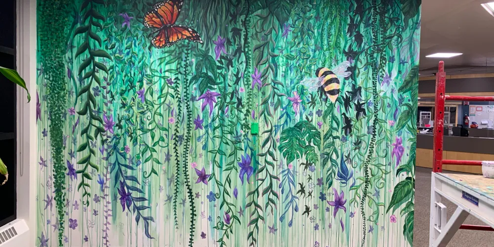 Women's Peace Garden Memorial Mural 