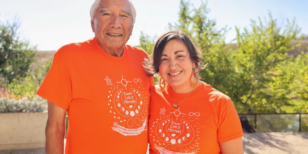 Leroy Little Bear and Shanda Webber