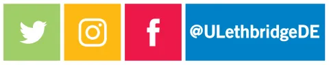 Follow us online at ULethbridgeDE