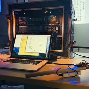 Image courtesy of Arlan Schultz Augmenting real-time acoustic performances using new algorithms for audio. Arlan Schultz. spatialization.