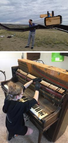 Brad Parker and Jess Tollestrup, Wind Songs - Experiments with Aeolian Harps, 2019 Brad Parker and Jess Tollestrup, Wind Songs - Experiments with Aeolian Harps, 2019