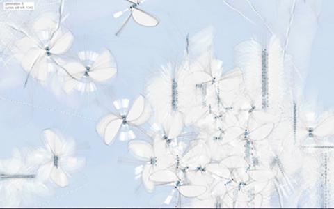 Selections from “Memories of Winter” series. Still images captured from live animation by Daniela Sirbu Selections from “Memories of Winter” series. Still images captured from live animation by Daniela Sirbu