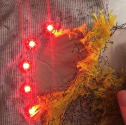 Image credit: Michelle Sylvestre Detail of wearable technology by Michelle Sylvestre