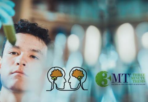 Scientist with test tube