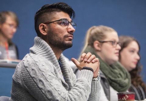 Students in class