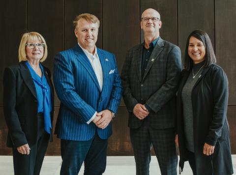 Janice Varzari, Roland Labuhn, Terry Whitehead and Bernadine Boulet