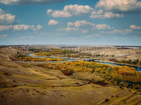 High Level Bridge in the Fall High Level Bridge in the Fall