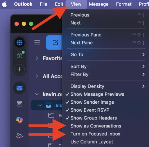 Outlook Settings