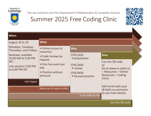 Summer 2025 Free Coding Clinic