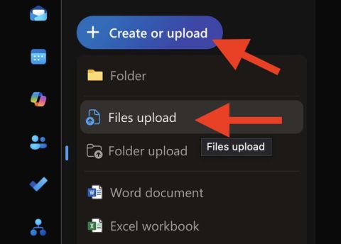 OneDrive Files Upload