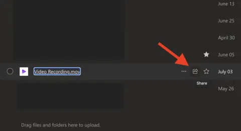 OneDrive Share