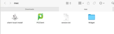 Mac-client-local-install