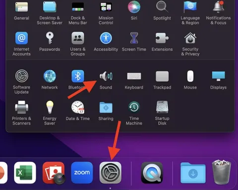 System Prefs Sound Select
