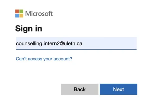 Counselling login