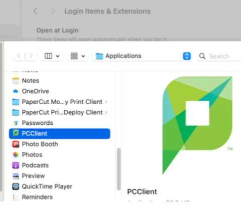 Papercut-client-mac
