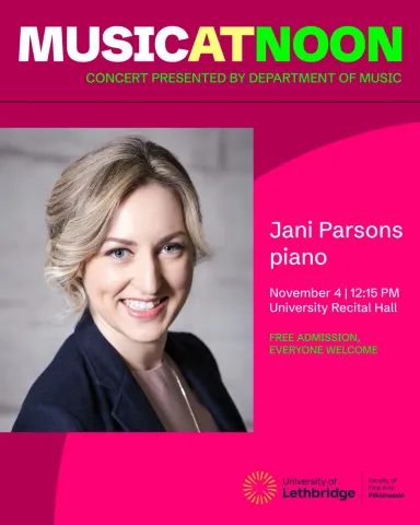 photo of pianist Jani Parsons.