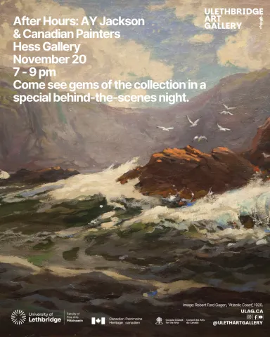 Painting by Robert Ford Gagen called "Atlantic Coast" from 1920. 