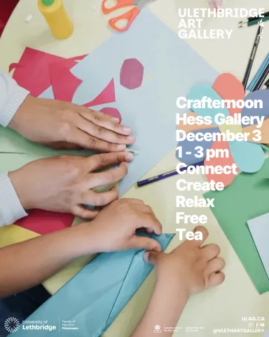 close up of children's hands folding paper and working on craft projects.