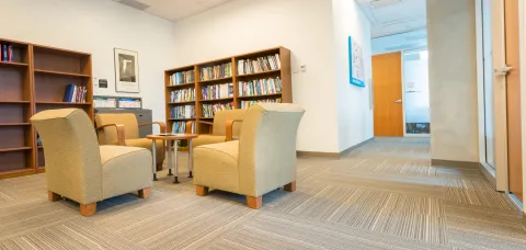 Chairs and bookcases 