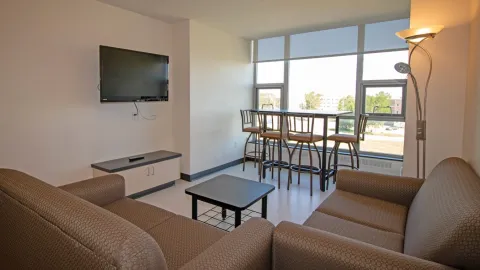 Two-Bedroom Suite Shared Dining/Living Area