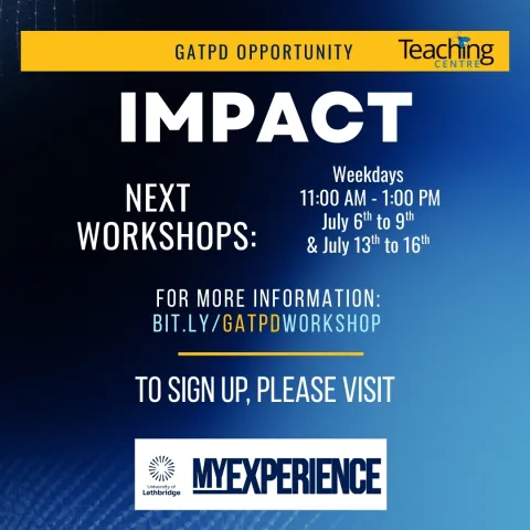 Impact Workshop Announcement and information