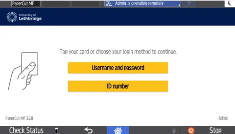 Printer-Login-Page