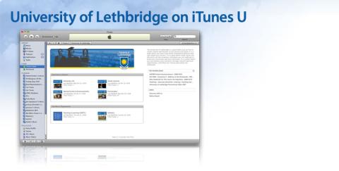 University of Lethbridge on iTunes U