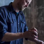 Denton Frederickson making art