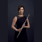 Sarah MacDonald with flute
