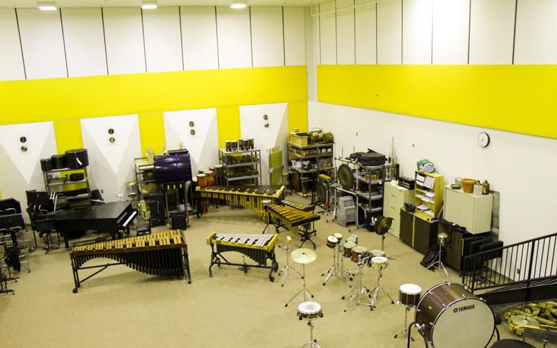 band rehearsal room