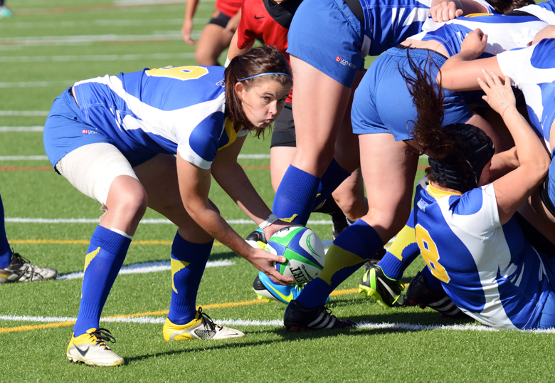 The Pronghorns women's rugby team led the way with 11 student-athletes earning Academic All-Canadian honours.