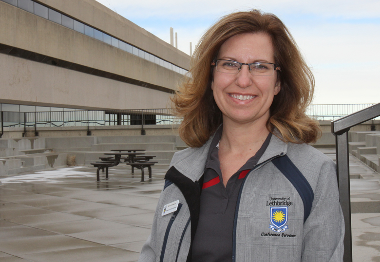 Erin Crane was instrumental in coordinating the University's response team as the U of L played host to hundreds of flood victims following the 2014 floods in central Alberta.