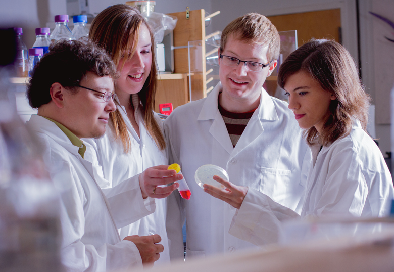 University of Lethbridge iGEM students Isaac Ward, Mackenzie Coatham, Harland Brandon and Erin Kelly are among the best young researchers in the world.