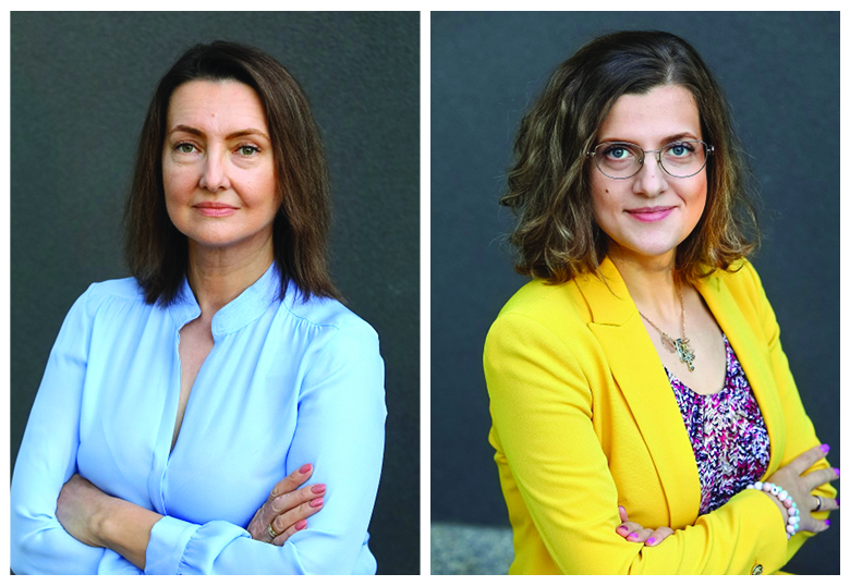 Drs. Olga Kovalchuk, left, and Anna Fiselier say intervention and prevention can help limit severe health consequences from discrimination.